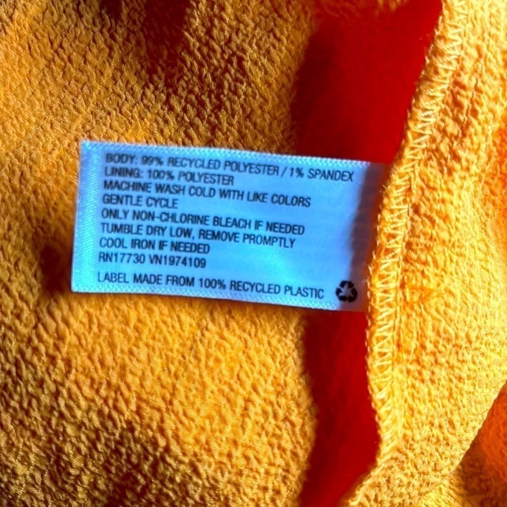 Wild Fable tiered orange tank crop top Large - Picture 6 of 6